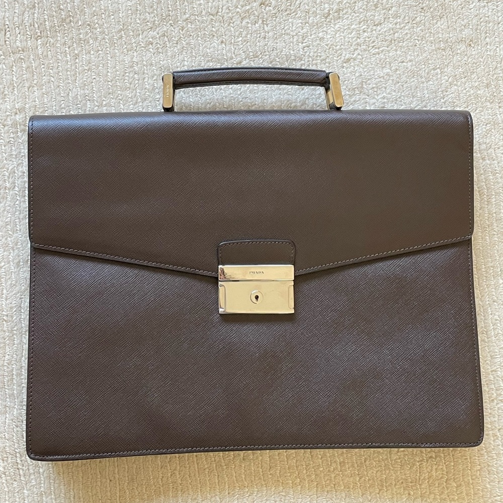 PRADA never worn mens briefcase